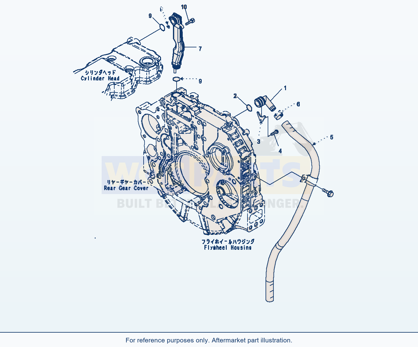 Komatsu WA320PZ-6 Breather (Abr00-001001) parts diagram