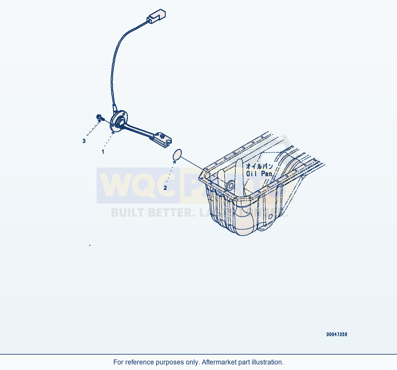 Komatsu WA320PZ-6 Engine Oil Level Sensor (Asd00-001001) parts diagram