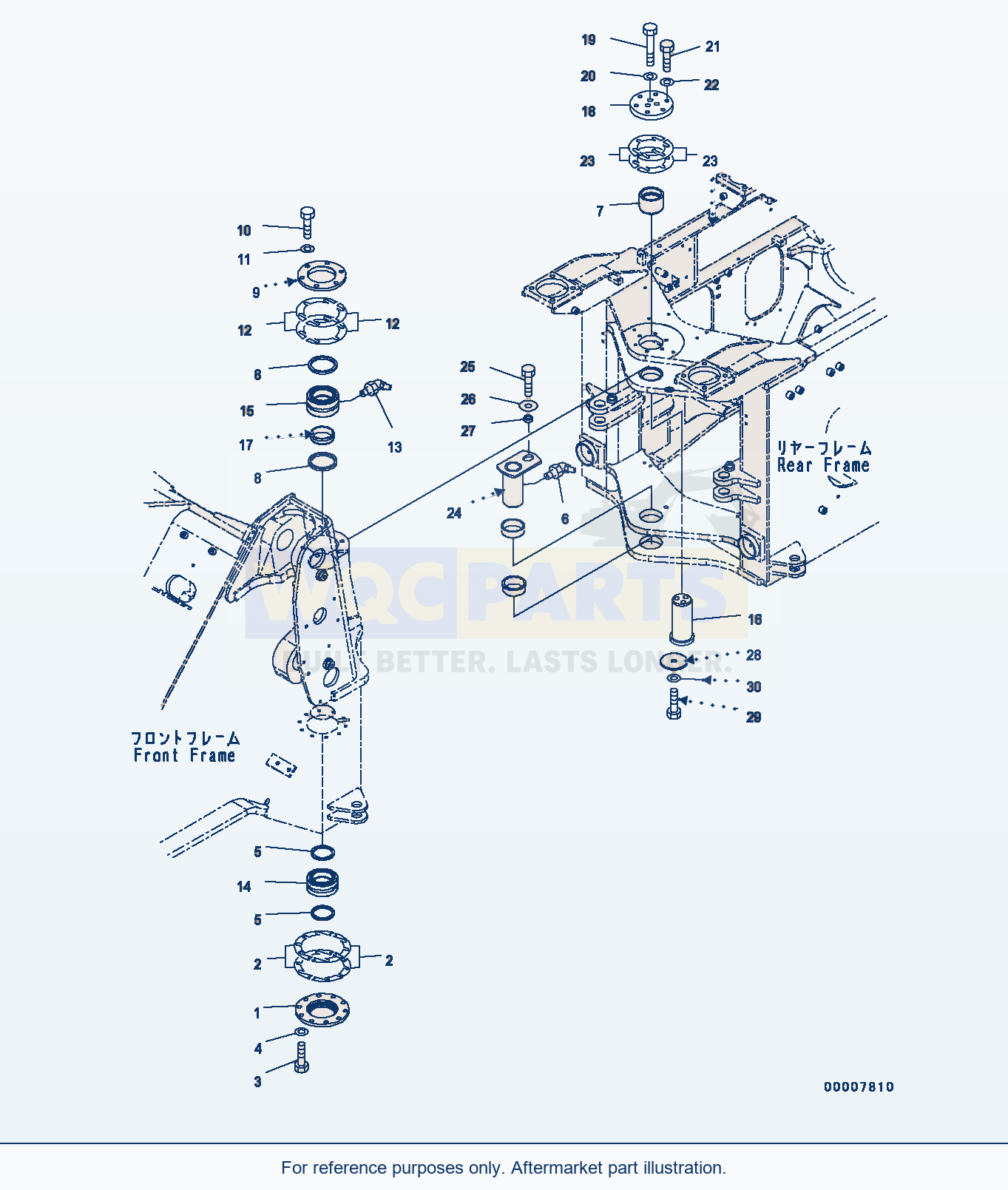 Komatsu WA320PZ-6 Hinge Pin (#70452-) Serial 70452-UP parts diagram