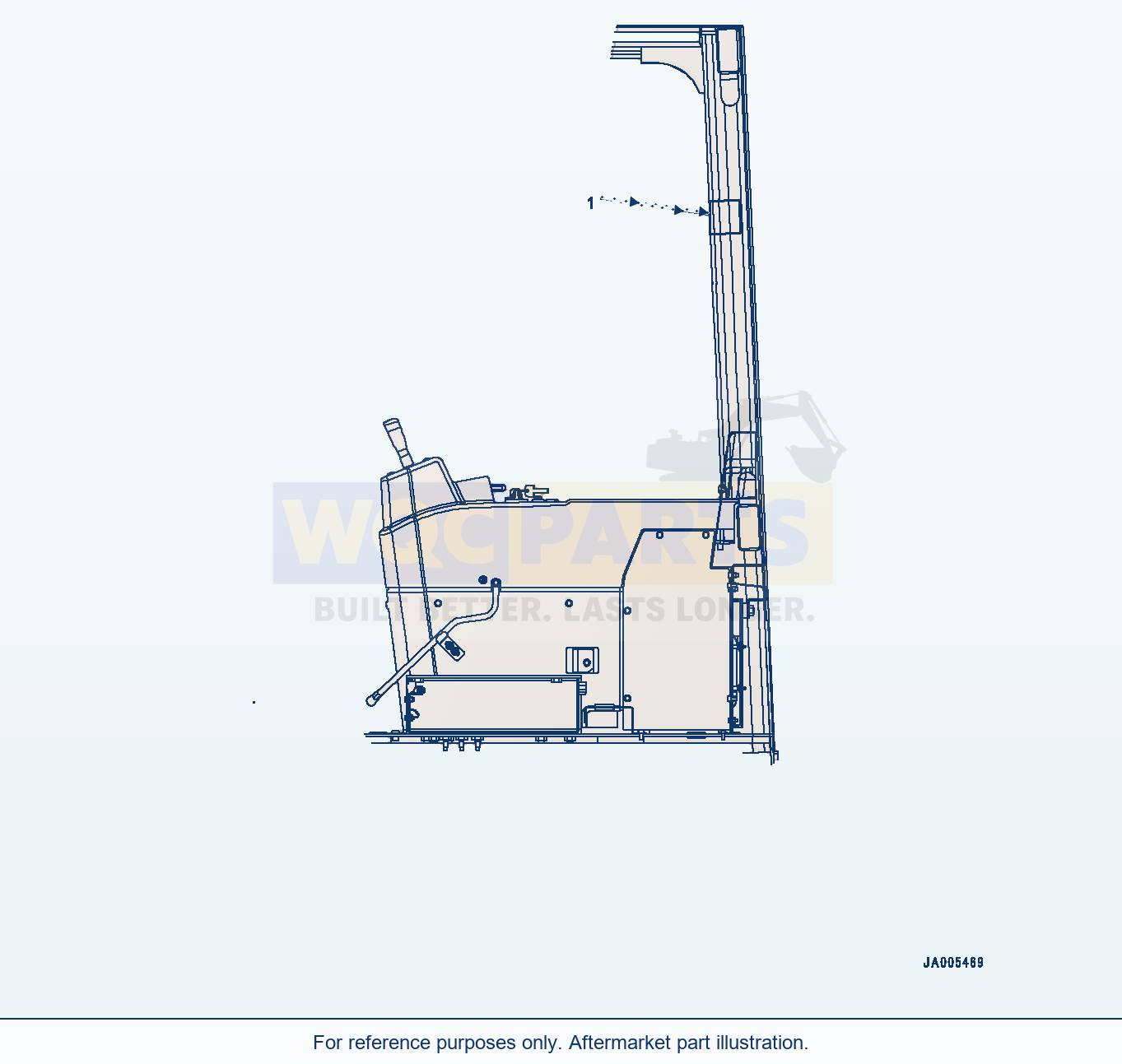 Komatsu WA320PZ-6 Komtrax Plate (#70452-) Serial 70452-UP parts diagram