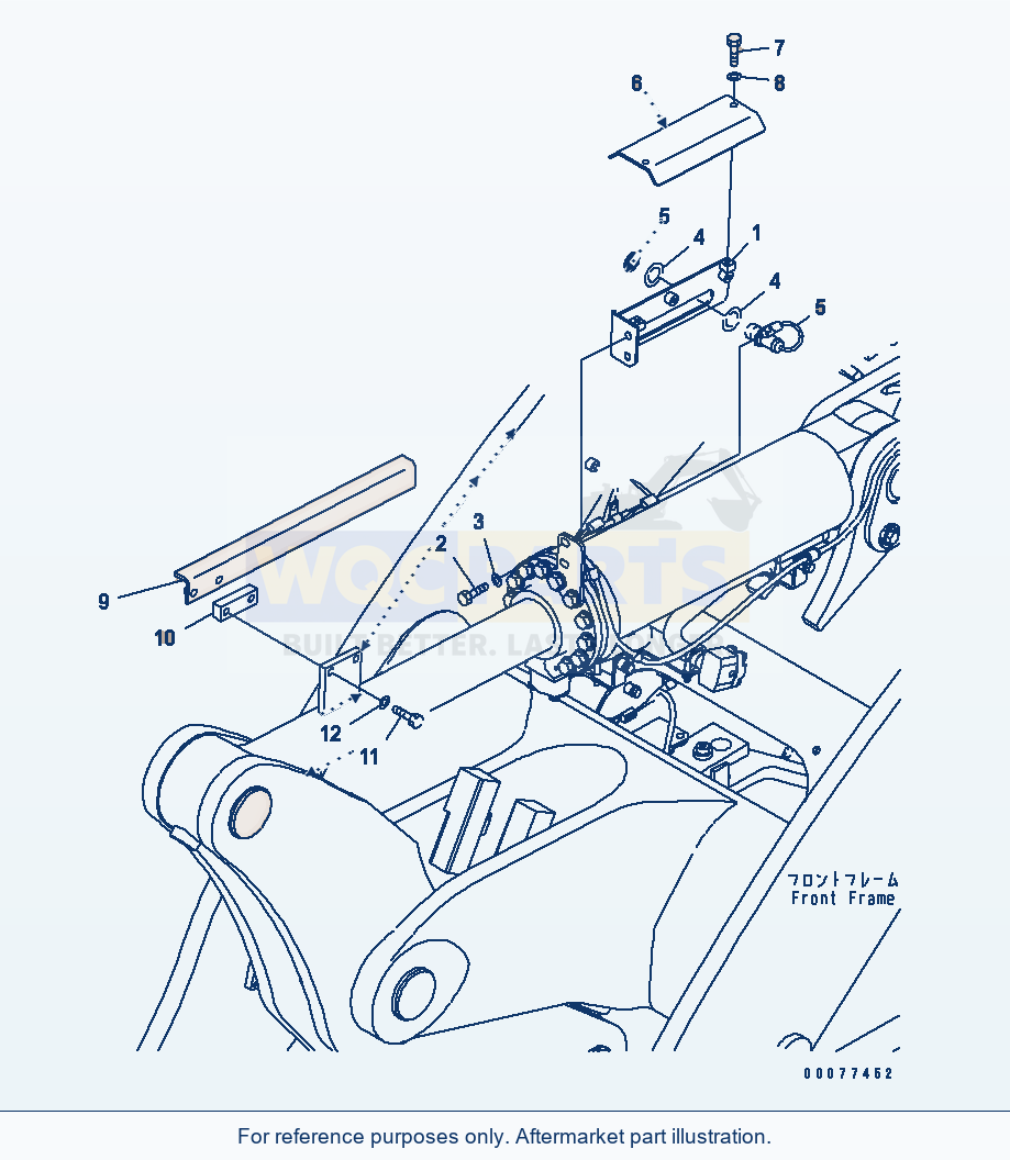 Komatsu WA320PZ-6 Bucket Positioner(#70001-) Serial 70001-70451 parts diagram