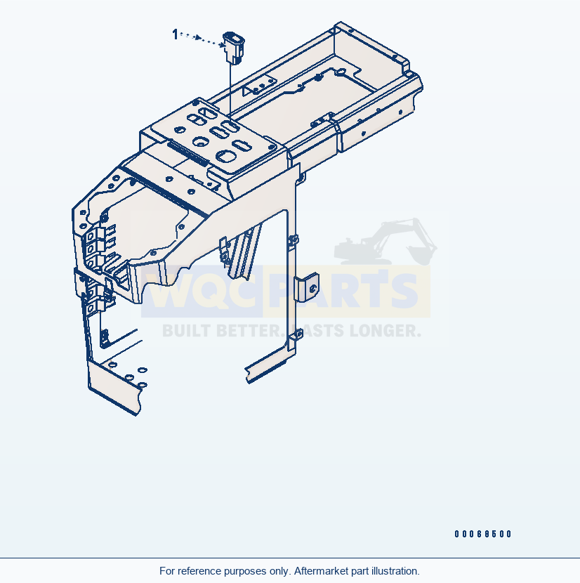 Komatsu WA320PZ-6 Floor Switch(#70001-) Serial 70001-70451 parts diagram