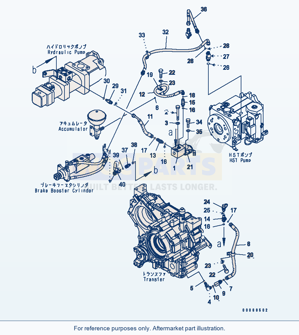 Komatsu WA320PZ-6 Inching Control(#70001-) Serial 70001-70451 parts diagram