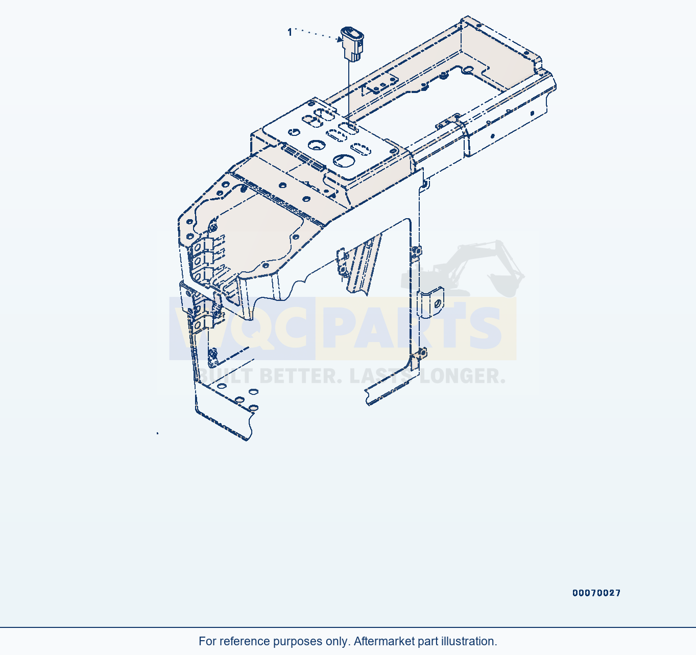 Komatsu WA320PZ-6 Switch, With Reversible Cooling Fan (#70452-) parts diagram