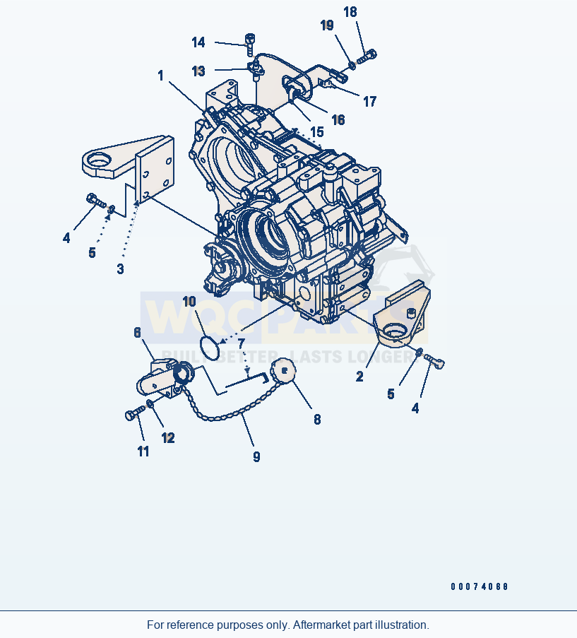 Komatsu WA320PZ-6 Transfer(#70001-) Serial 70001-70451 (FOR EU) parts diagram