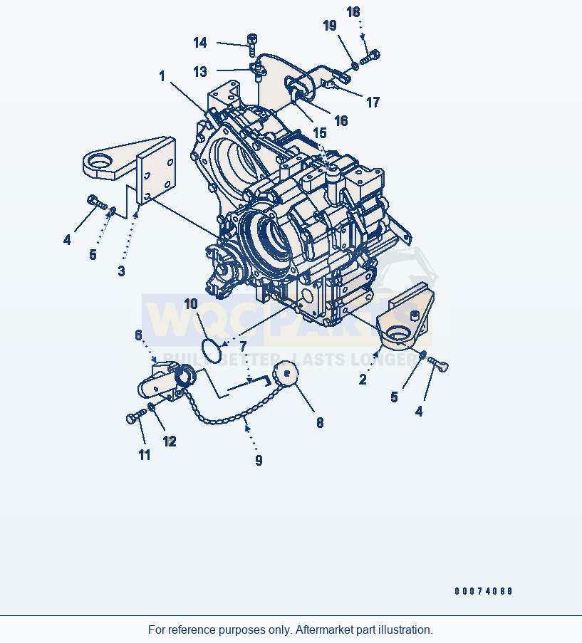 Komatsu WA320PZ-6 Transfer(#70001-) Serial 70001-70451 parts diagram