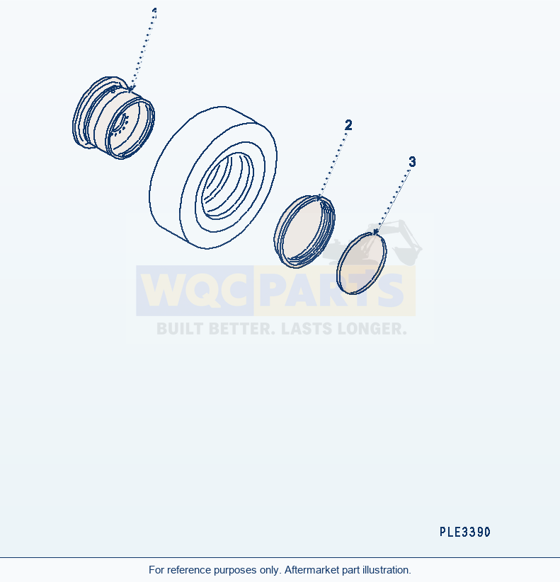 Komatsu WA320PZ-6 Rim(#70001-) Serial 70001-70451 (FOR EU) parts diagram