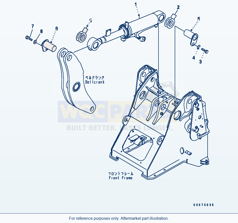 Komatsu WA320PZ-6 Bucket Cylinder(#70001-) Serial 70001-70451 parts diagram