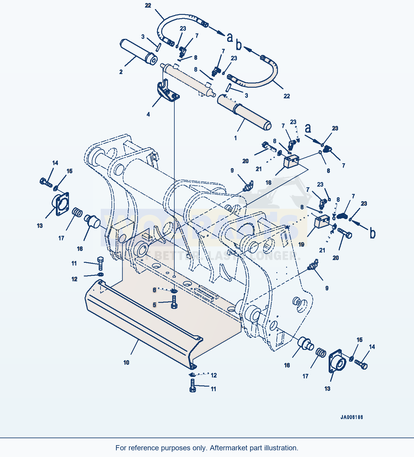 Komatsu WA320PZ-6 Multi-Coupler, Related Parts (#70452-) parts diagram