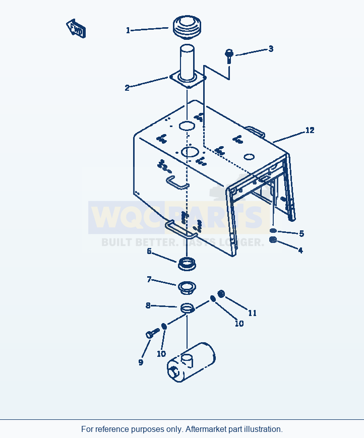 Komatsu WA380-1 Air Cleaner Connection(#20001-) parts diagram