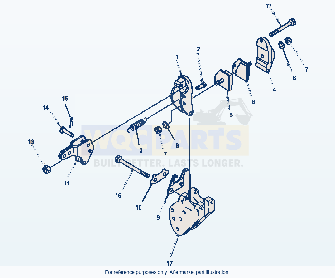 Komatsu WA380-1LC Fig No. 3145 Front Axle Parking Brake parts diagram