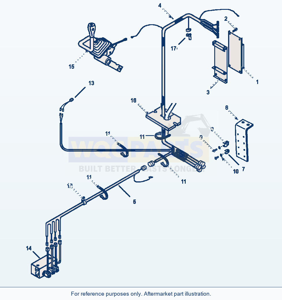 Komatsu WA380-1LC Fig No. 1515 Electrical Wiring With Ecss parts diagram