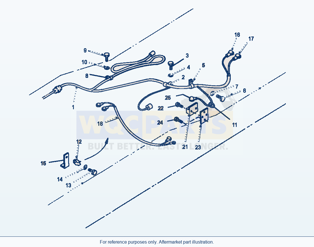 Komatsu WA380-1LC Fig No. 1531 Electrical System Engine Line parts diagram