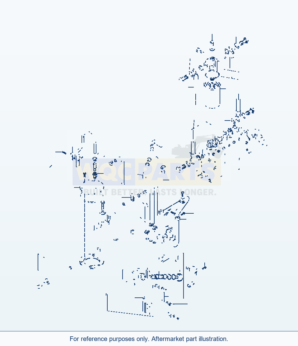 Komatsu WA380-3 Fuel System, Filter parts diagram