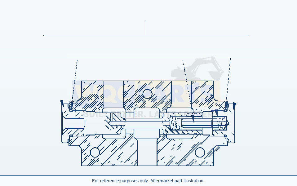 Komatsu WA380-3 Safety Valve (Gj2K3495) parts diagram