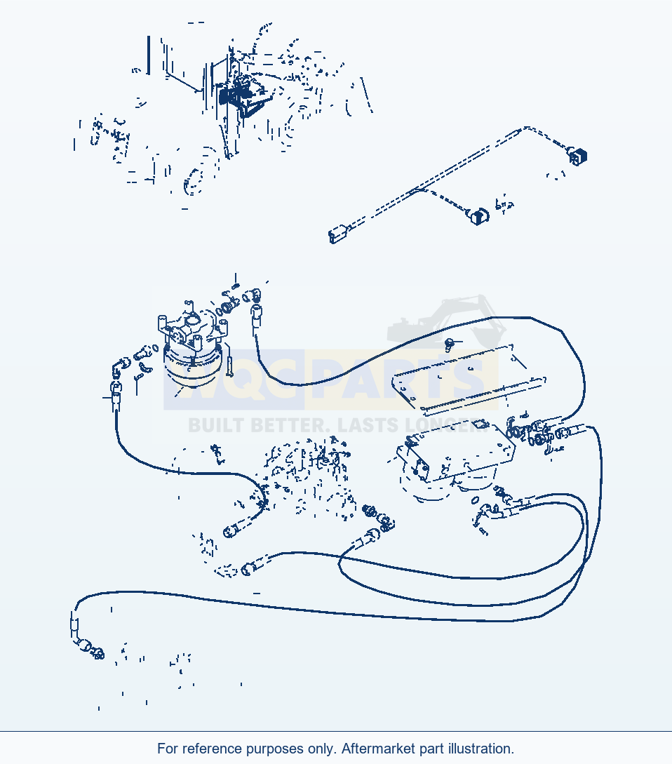 Komatsu WA380-3 A.L.S. Equipment parts diagram