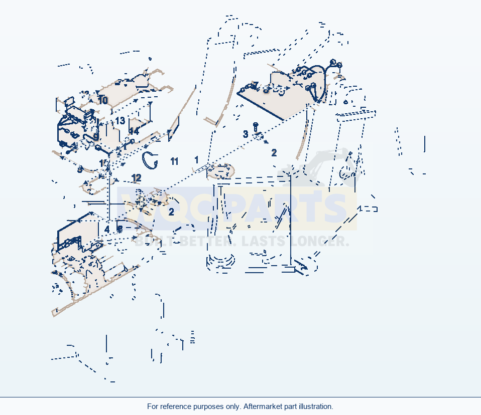 Komatsu WA380-3 E.C.S.S. Electrical Equipment parts diagram