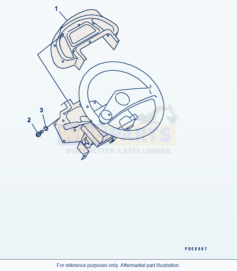 Komatsu WA380-3 Gauge And Sensor (Main Monitor)(#53001-54100) parts diagram