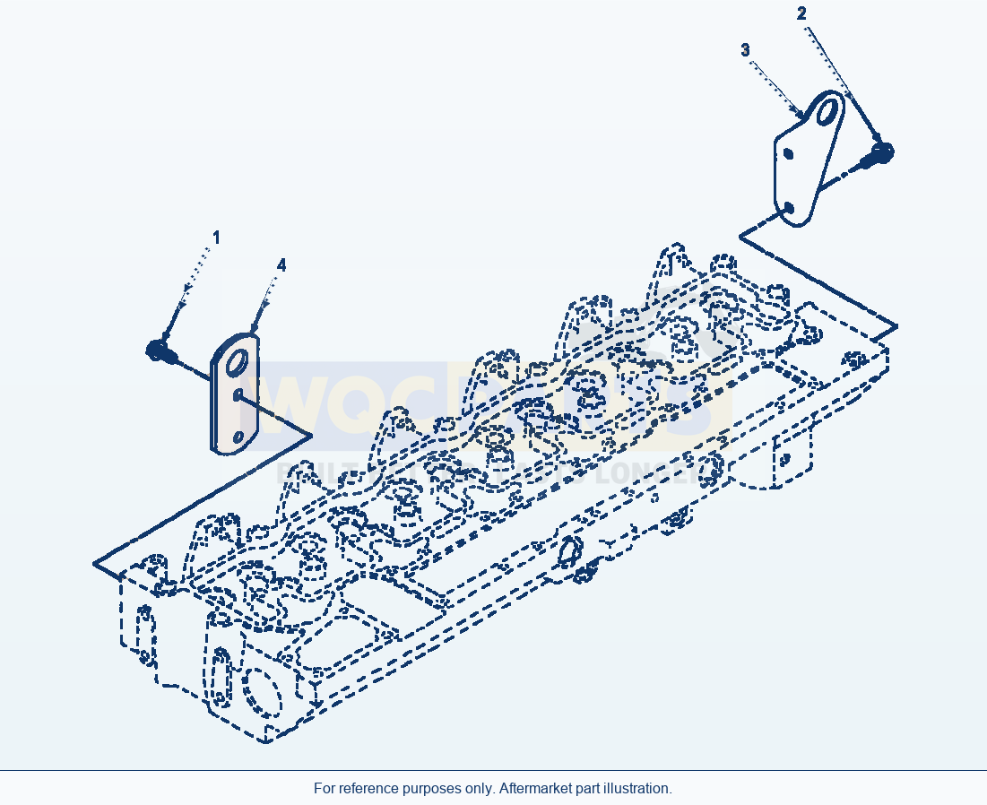 Komatsu WA380-3MC Lifting Brackets parts diagram