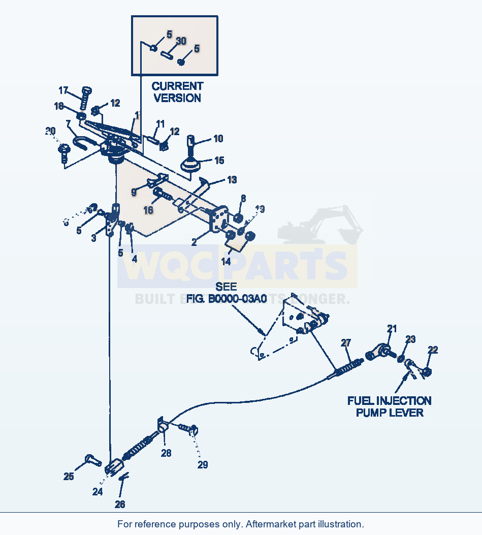 Komatsu WA380-3MC Engine Control parts diagram
