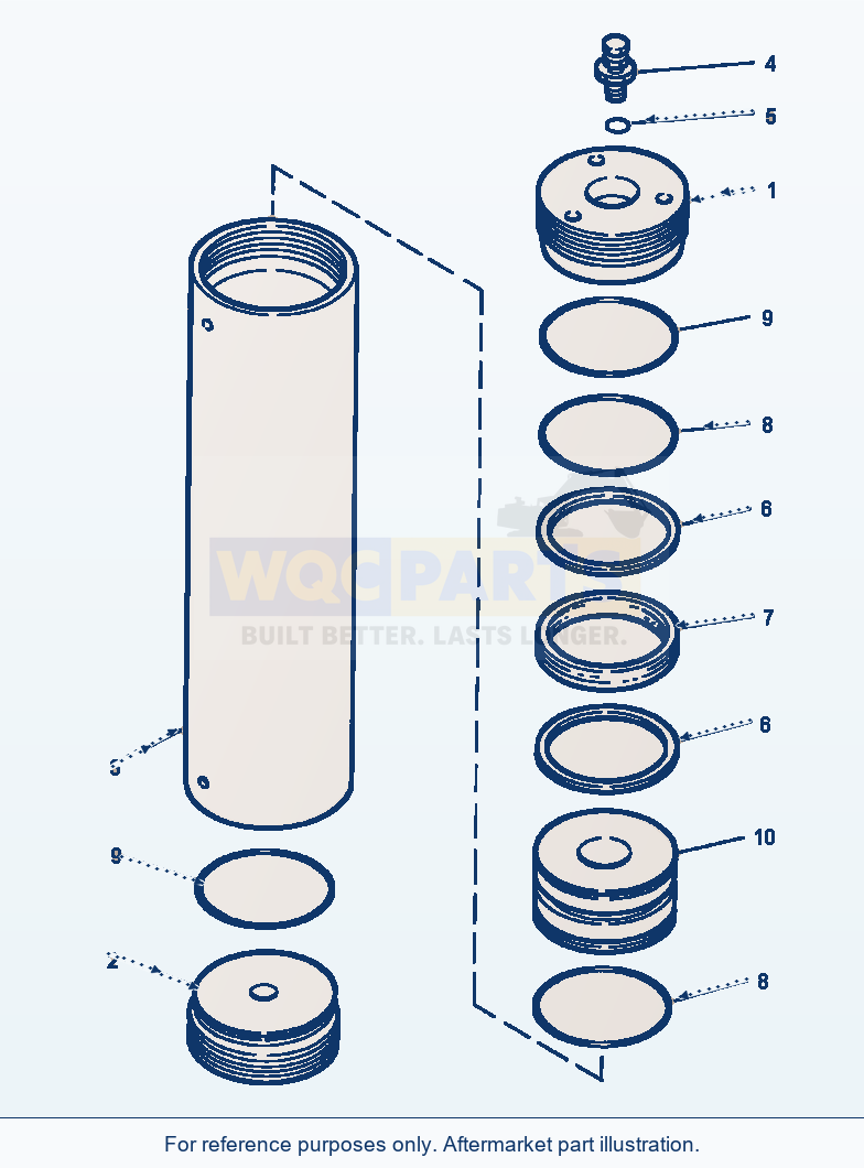 Komatsu WA380-3MC Brake Accumulator parts diagram