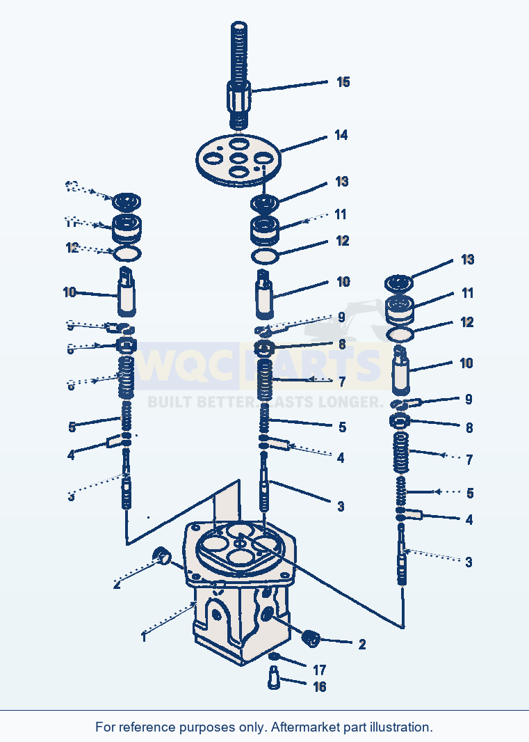 Komatsu WA380-3MC Ppc Valve - Three-Spool Control Valve parts diagram