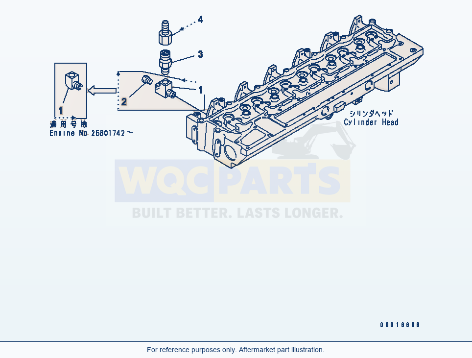 Komatsu WA380-5-SN Coolant Ventilator(#26800007-) parts diagram