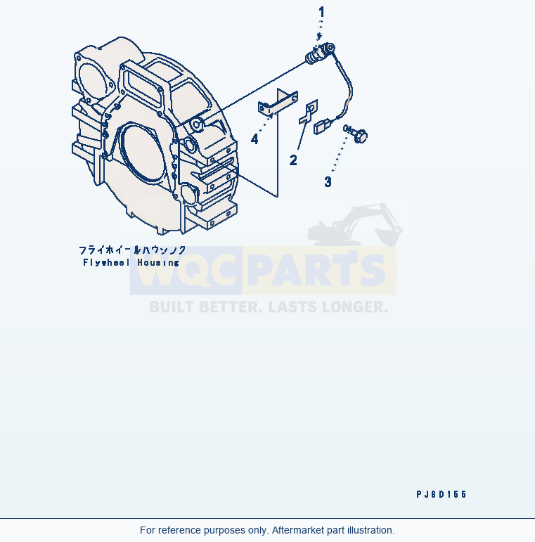 Komatsu WA380-5-SN Revolution Sensor(#26800007-) parts diagram