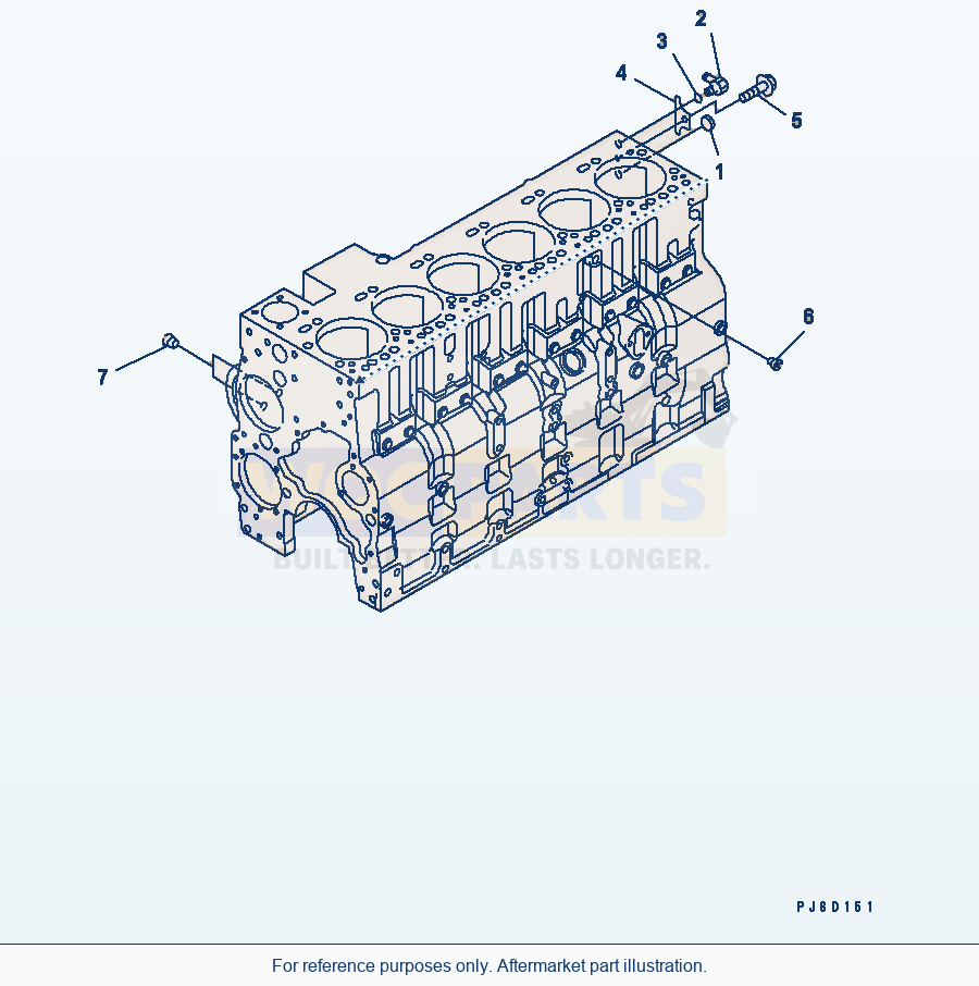 Komatsu WA380-5-TN Cabin Heater Piping(#26800007-) parts diagram