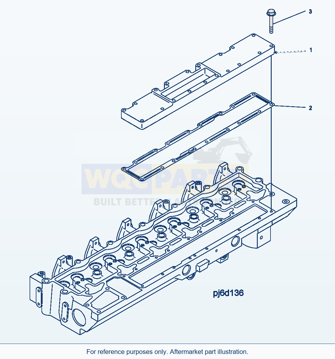 Komatsu WA380-5 Air Intake Cover Serial H50051 - UP parts diagram