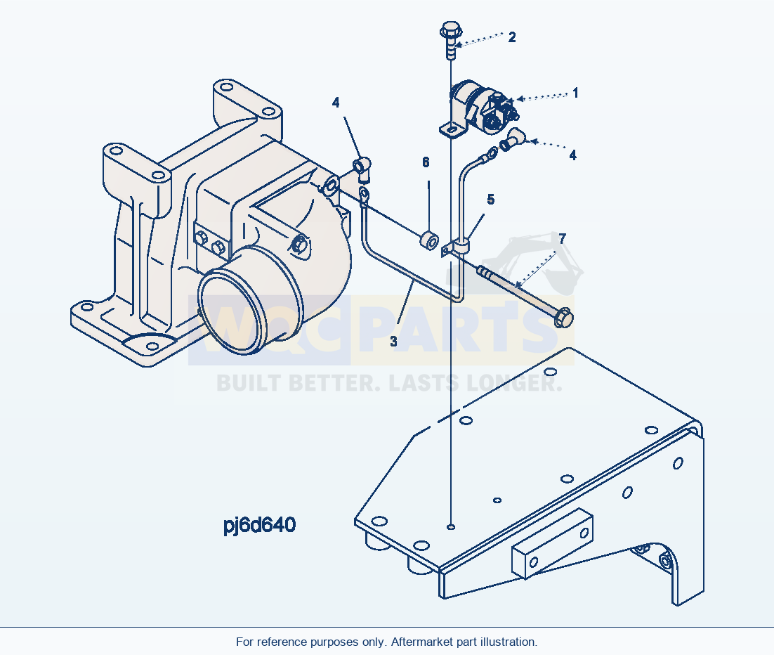 Komatsu WA380-5 Heater Switch(#26800007-) Serial H50051 - UP parts diagram