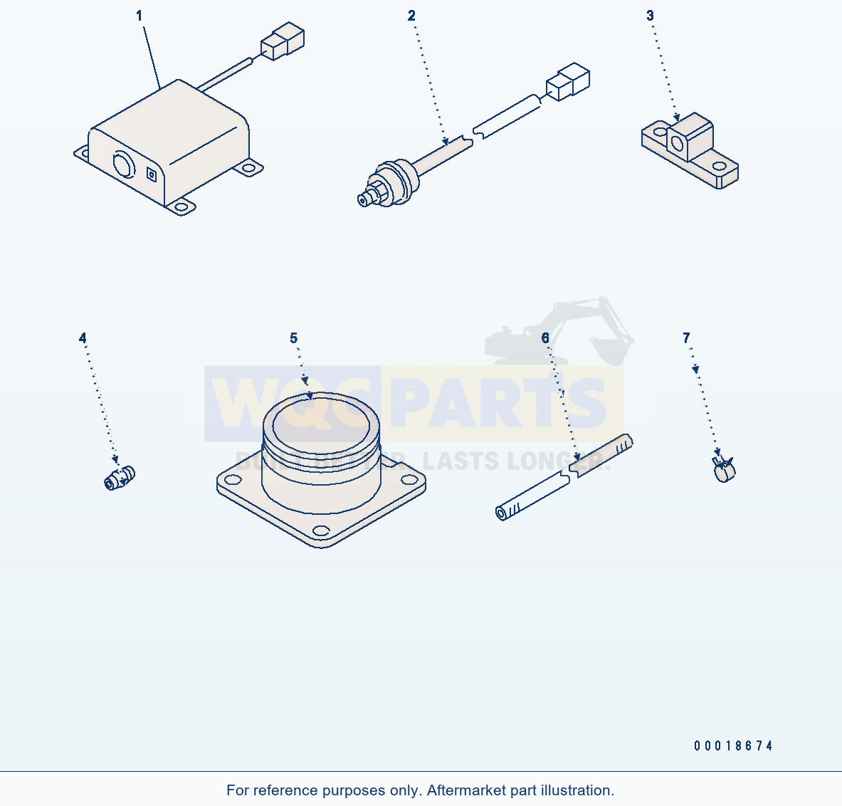 Komatsu WA380-5 Muffler Gauge(#26800888-) Serial H50051 - UP parts diagram