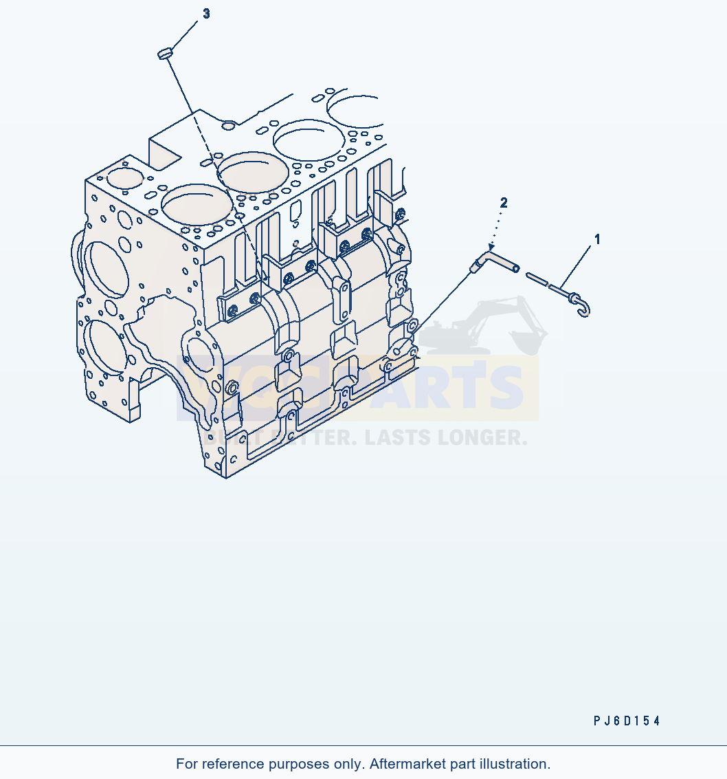 Komatsu WA380-5 Oil Level Gauge(#26800007-) Serial H50051 - UP parts diagram