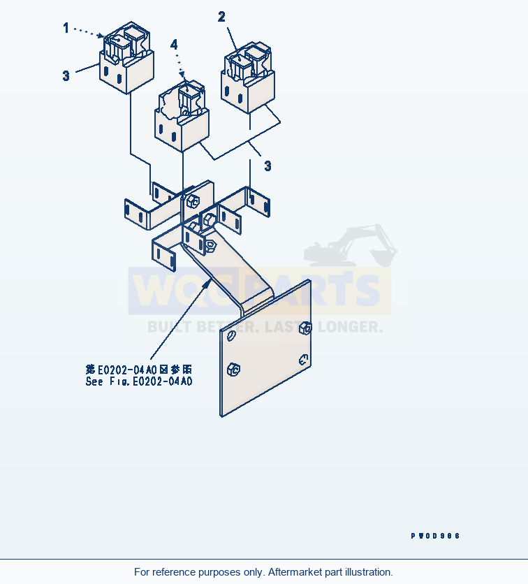 Komatsu WA380-5 Wiring Harness (Slow Blow Fuse)(#60001-61100) parts diagram