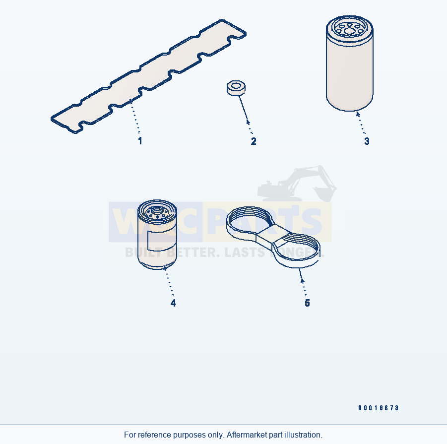Komatsu WA380-5 Spare Parts(#26800583-) Serial 60001-UP parts diagram