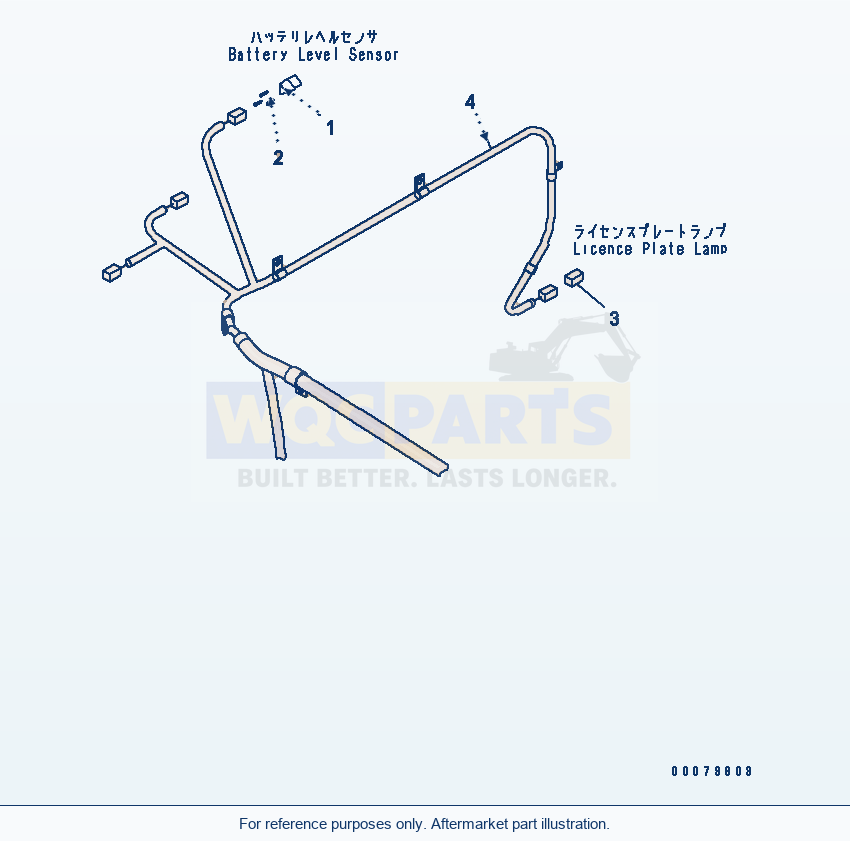Komatsu WA380-5L Wire Harness (Plug) parts diagram