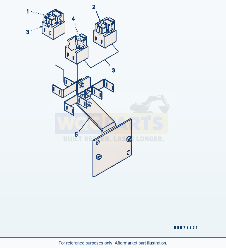 Komatsu WA380-5L Wiring Harness (Slow Blow Fuse) parts diagram