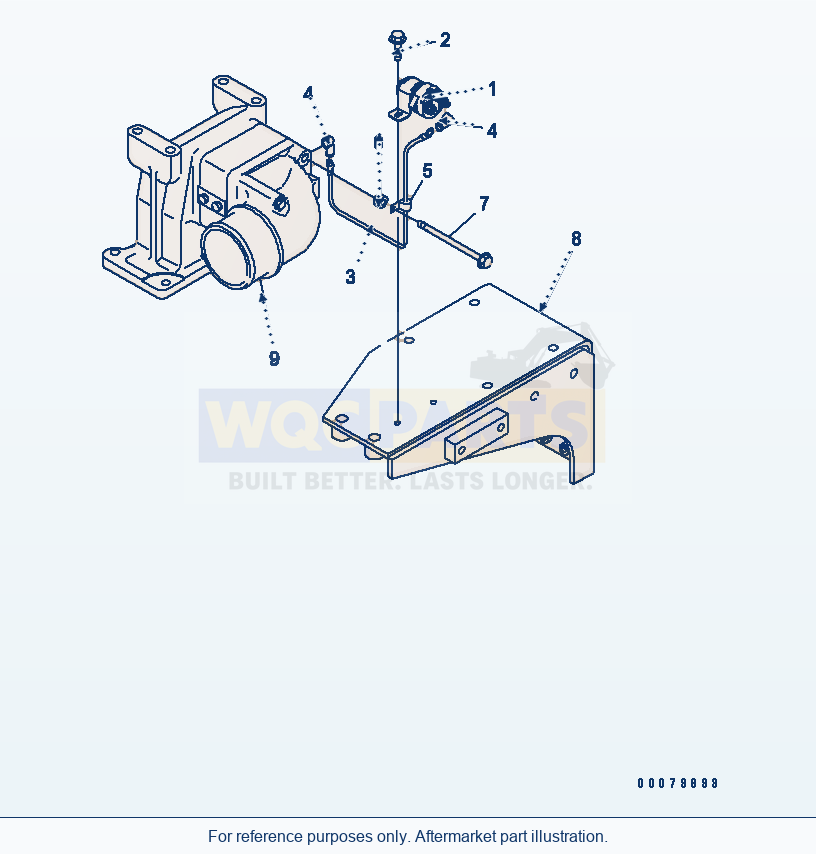 Komatsu WA380-5L Heater Switch parts diagram