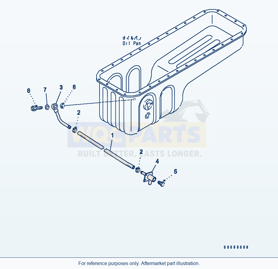 Komatsu WA380-5L Oil Drain Hose parts diagram