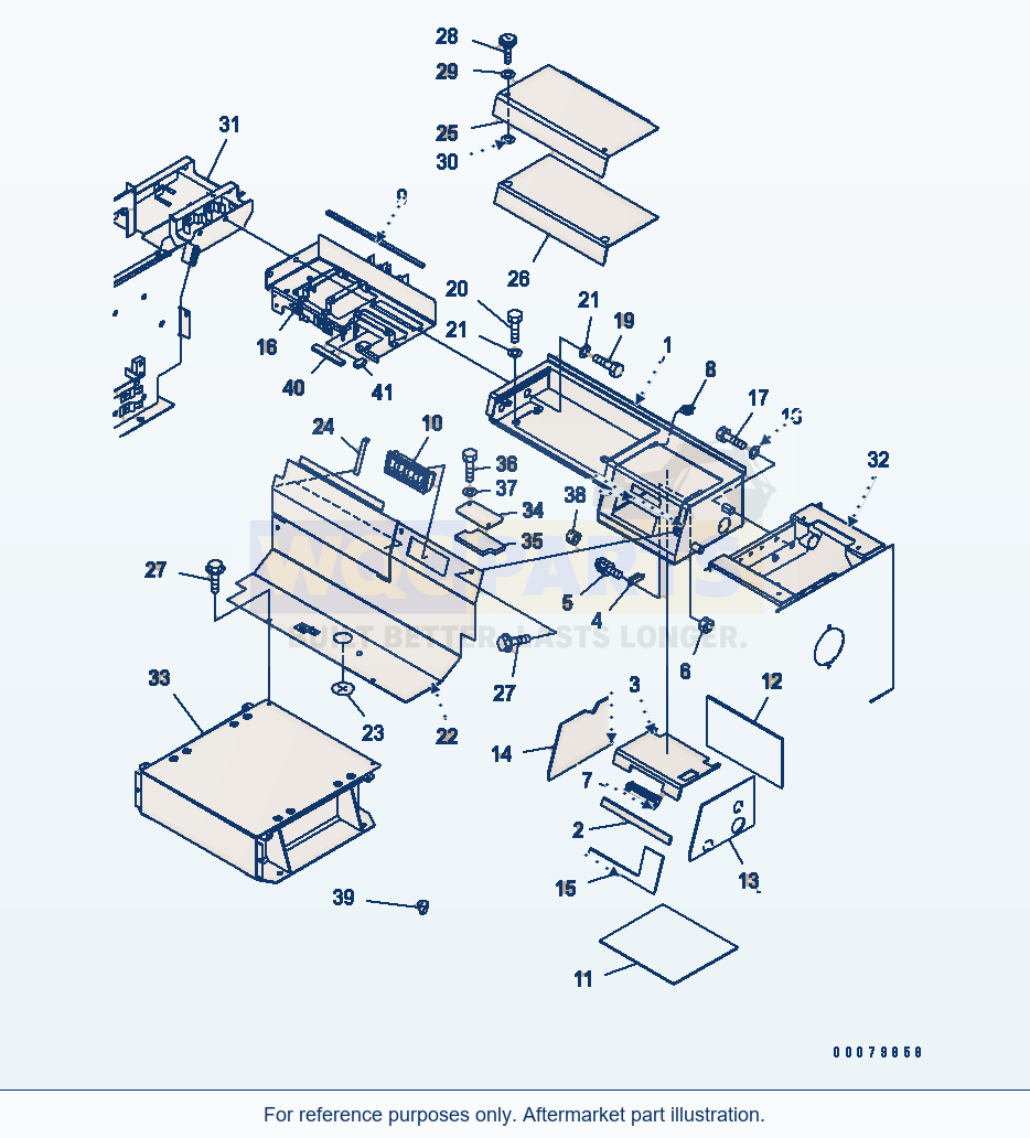 Komatsu WA380-5L Floor Frame (Rear Console) parts diagram