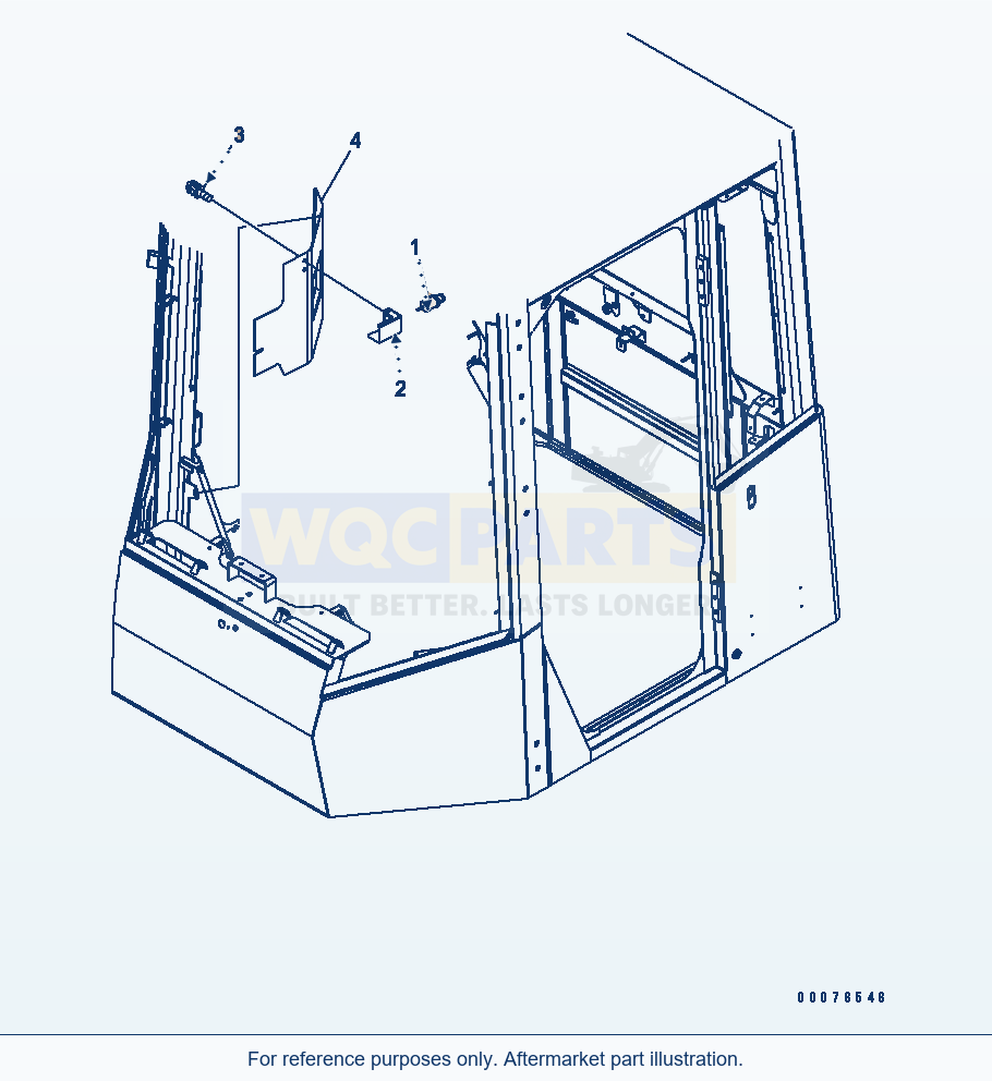 Komatsu WA380-5L Rops Cab (Cigarette Lighter)(#A52001-A52189) parts diagram