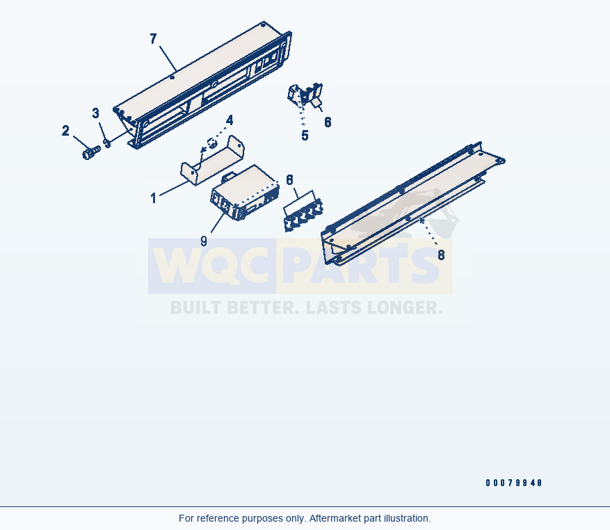 Komatsu WA380-5L Rops Cab (Radio Or Cover)(#A52001-A52189) parts diagram