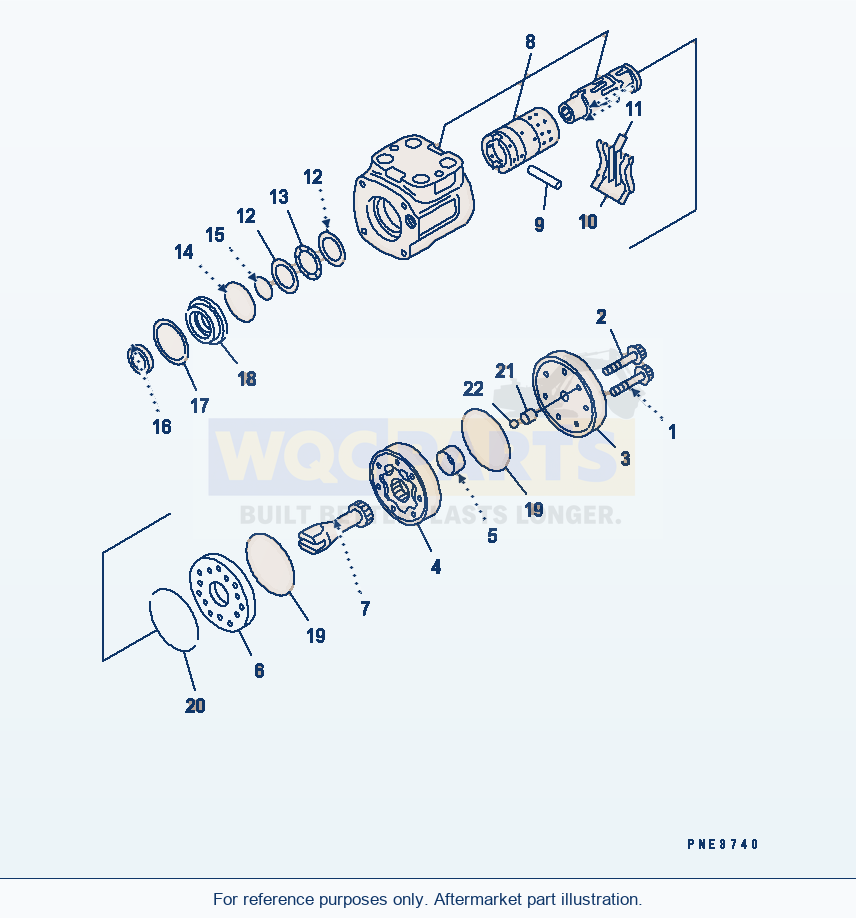 Komatsu WA380-5L Steering Wheel And Column (Orbitrol Valve) parts diagram