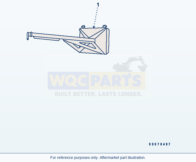 Komatsu WA380-5L Extendable Boom (Jrb Coupler) parts diagram