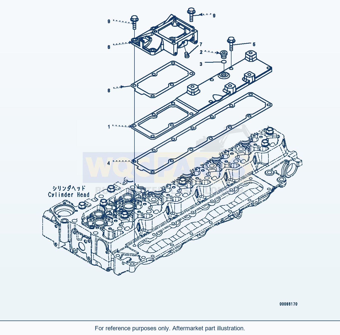 Komatsu WA380-6 Air Intake Manifold (Esn 21962021-Up) parts diagram