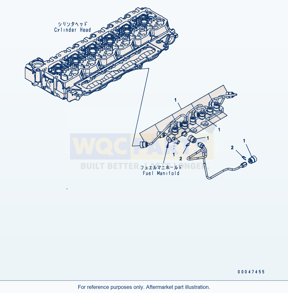 Komatsu WA380-6 Fuel System Cover Serial H60051 - UP parts diagram