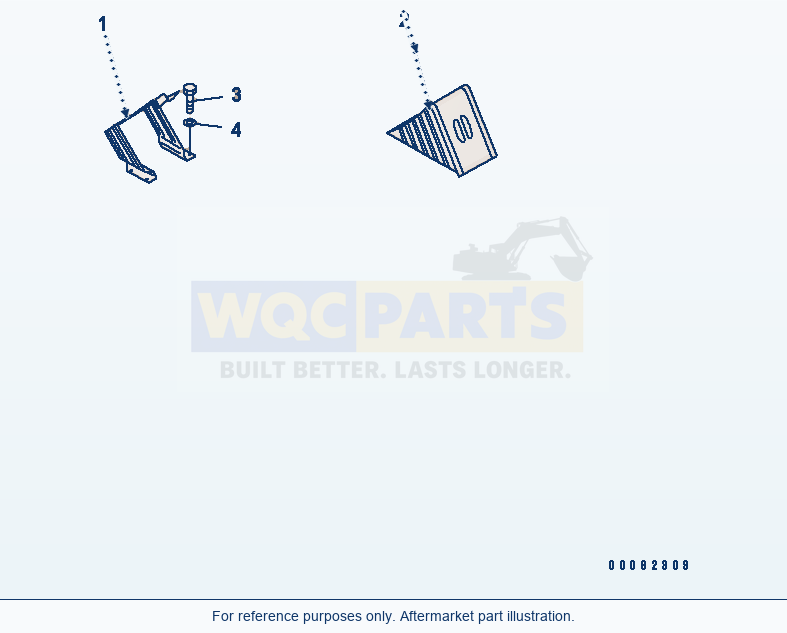 Komatsu WA380-6 Tool (Wheel Stopper)(#65001-) parts diagram
