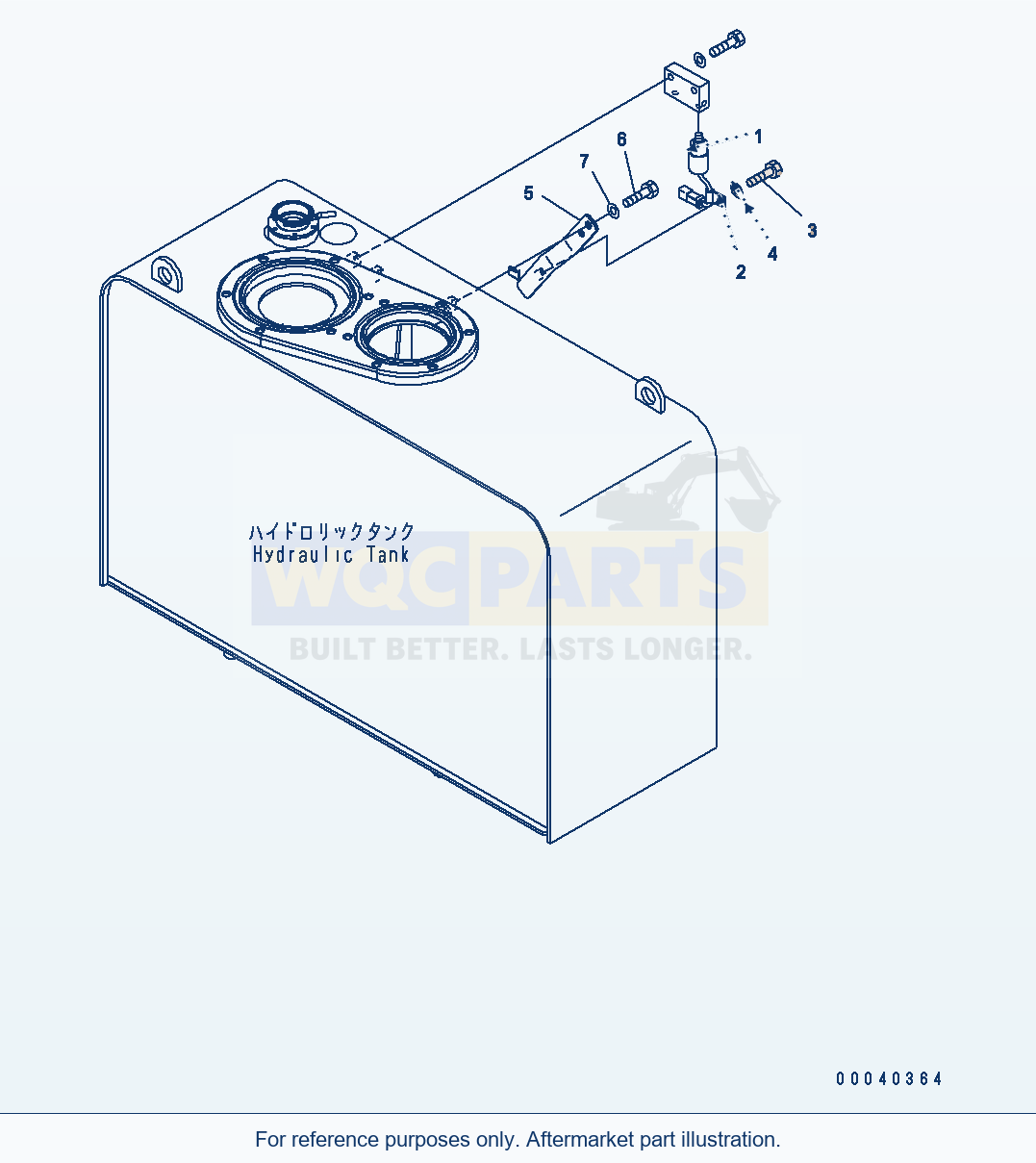Komatsu WA380-6 Engine Related Parts (Dust Indicator) parts diagram