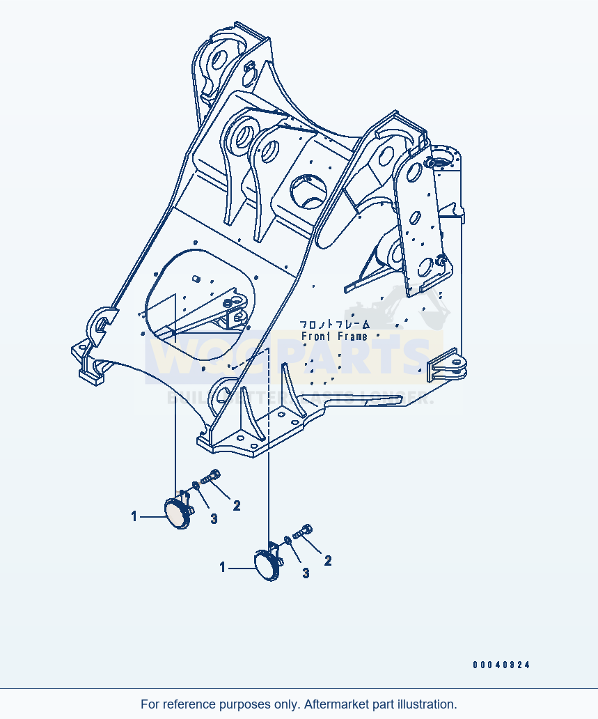 Komatsu WA380-6 Horn(#65001-) Serial 65001-65948 (ECOT3) parts diagram