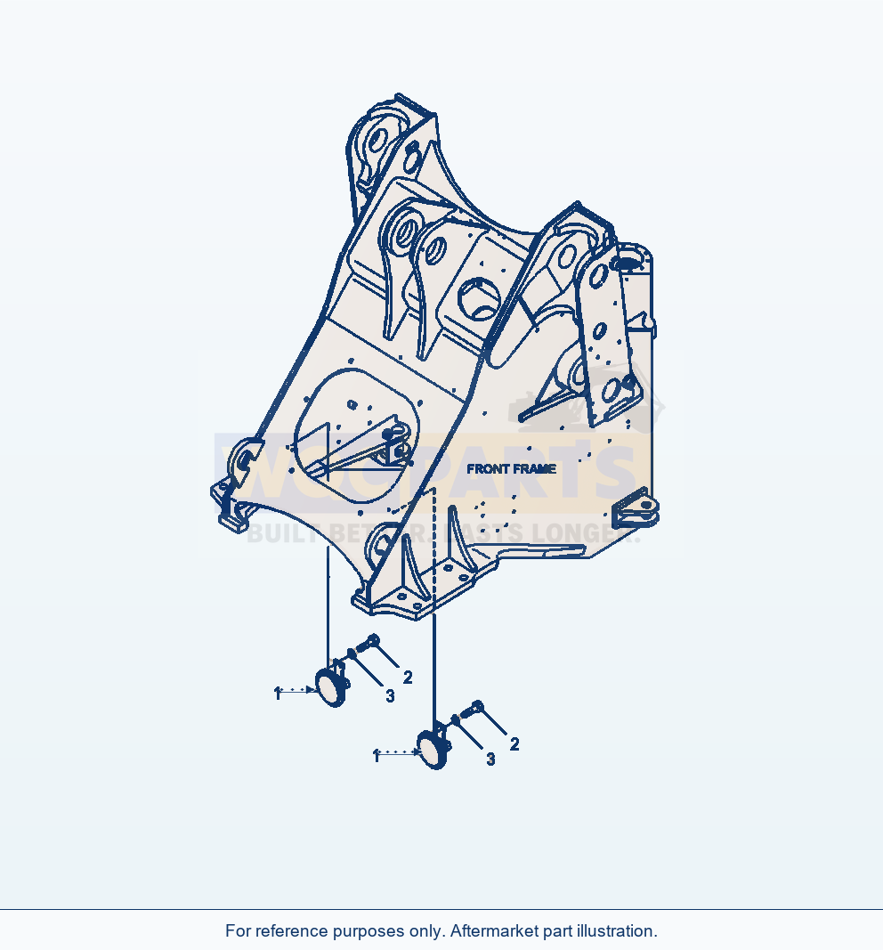 Komatsu WA380-6 Horn Serial A53001-UP parts diagram